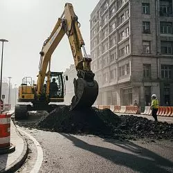 Демонтаж асфальтового покрытия в Москве
