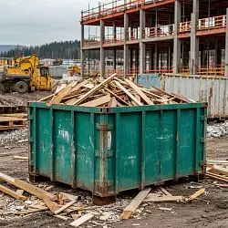 Вывоз мусора контейнером с грузчиками в Москве