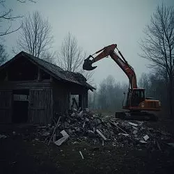 Демонтаж бани в Москве